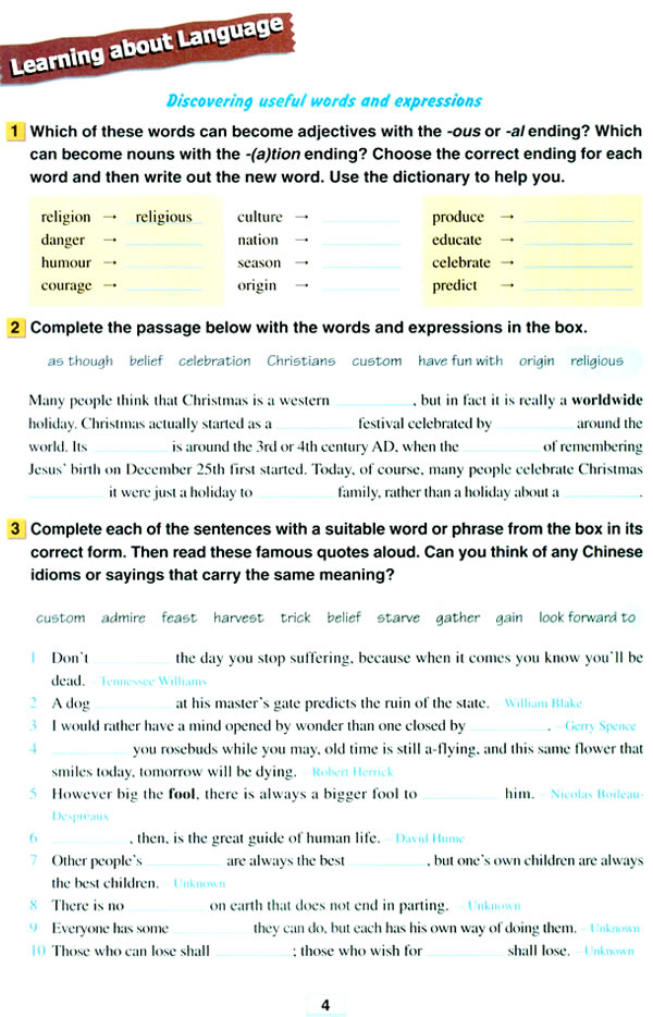 Unit 1Festivals around the world_14